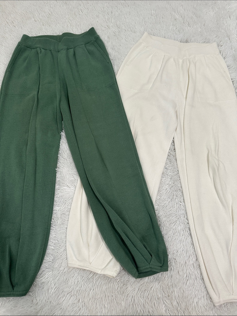 🦋 Bundle of 2 Amazon Taper Leg Knit Pants